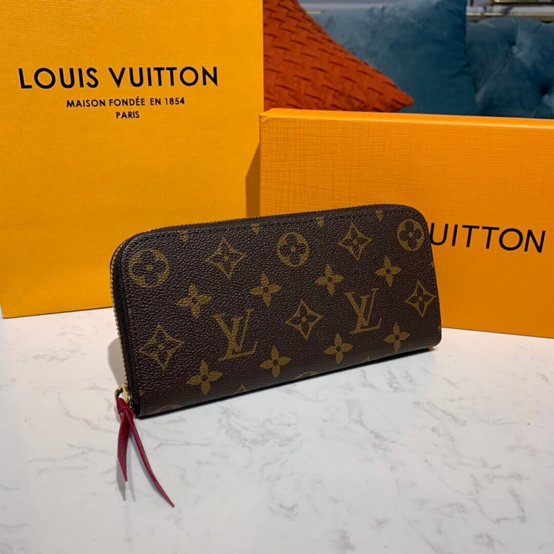 Louis Vuitton Monogram Clemence Wallet M60742 M61298