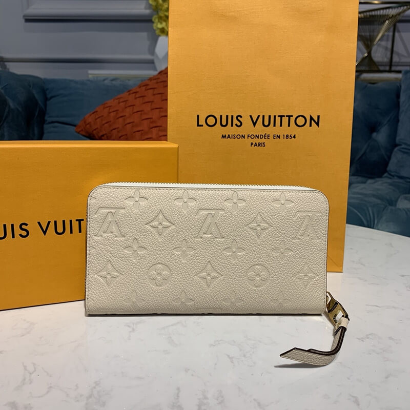 Louis Vuitton Monogram Empreinte Leather Zippy Wallet M61864