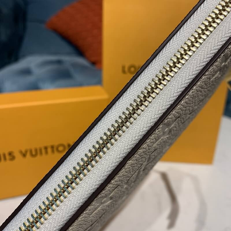 Louis Vuitton Monogram Empreinte Leather Zippy Wallet M61864