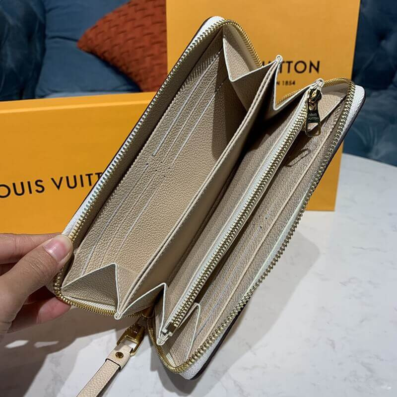 Louis Vuitton Monogram Empreinte Leather Zippy Wallet M61864