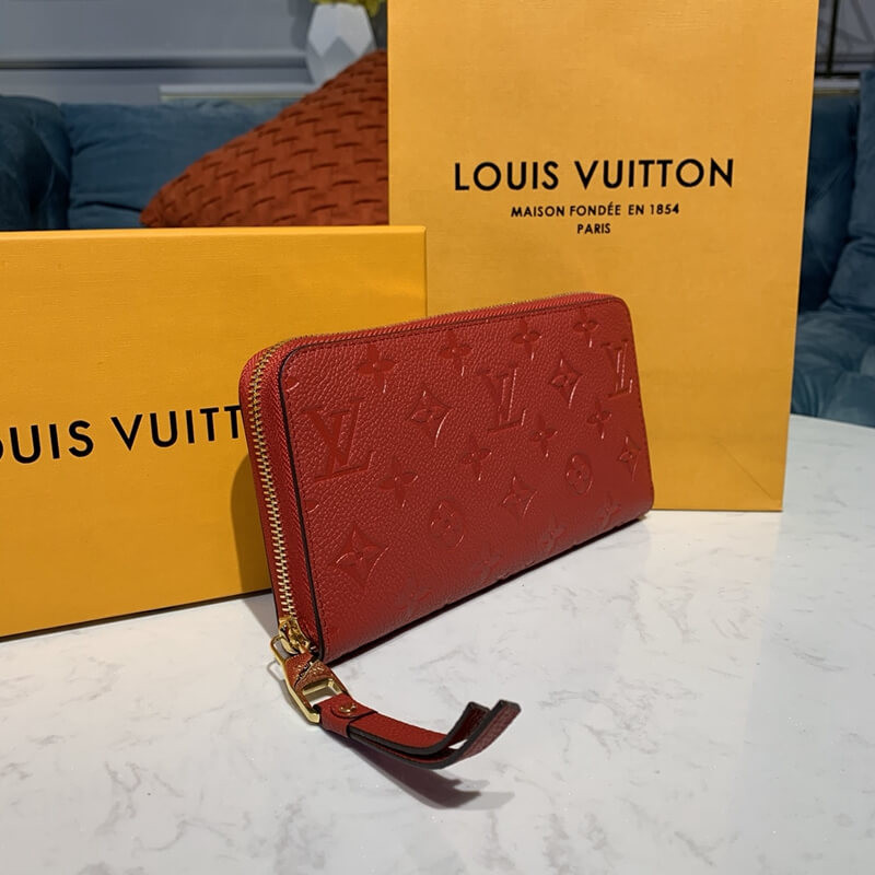 Louis Vuitton Monogram Empreinte Leather Zippy Wallet M61864