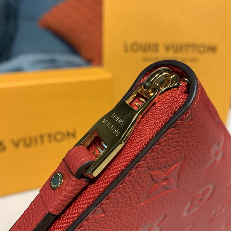 Louis Vuitton Monogram Empreinte Leather Zippy Wallet M61864
