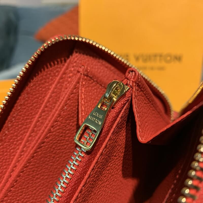 Louis Vuitton Monogram Empreinte Leather Zippy Wallet M61864