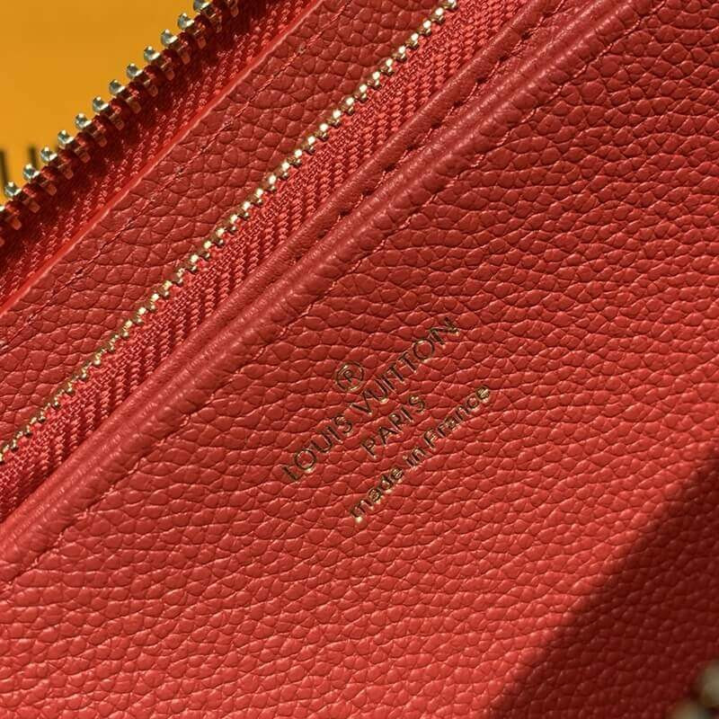 Louis Vuitton Monogram Empreinte Leather Zippy Wallet M61864
