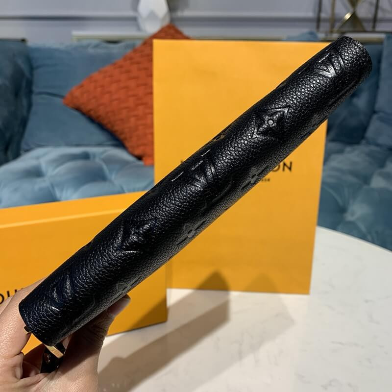 Louis Vuitton Monogram Empreinte Leather Zippy Wallet M61864