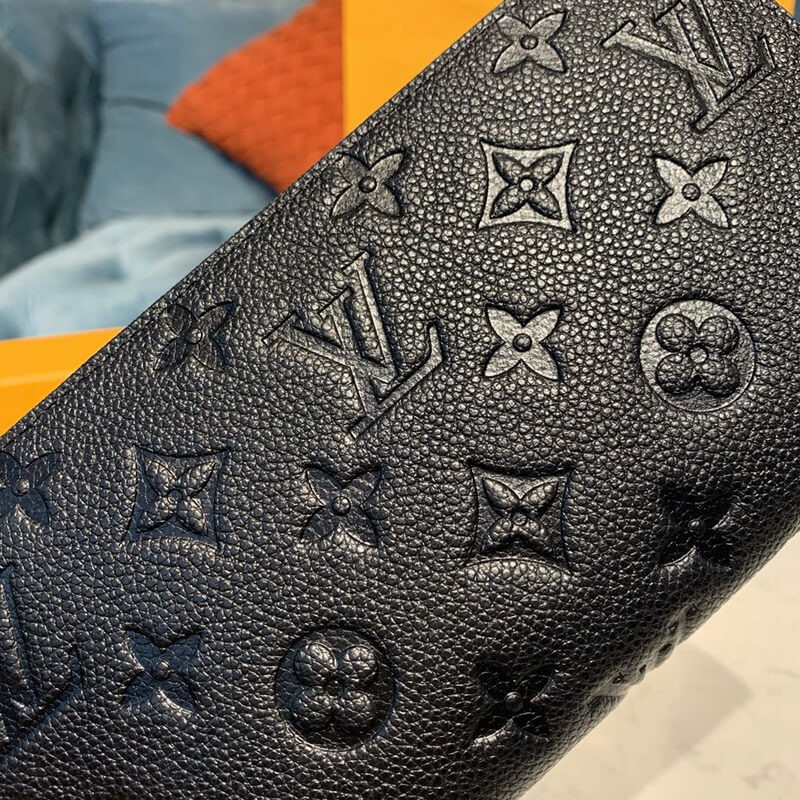 Louis Vuitton Monogram Empreinte Leather Zippy Wallet M61864