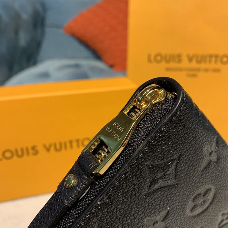 Louis Vuitton Monogram Empreinte Leather Zippy Wallet M61864
