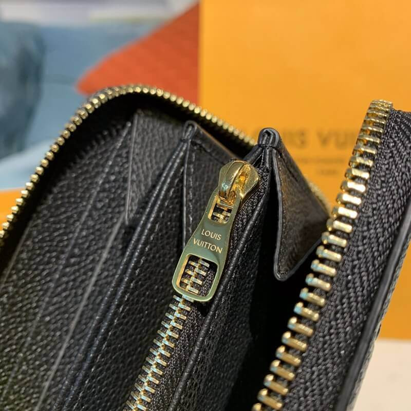 Louis Vuitton Monogram Empreinte Leather Zippy Wallet M61864