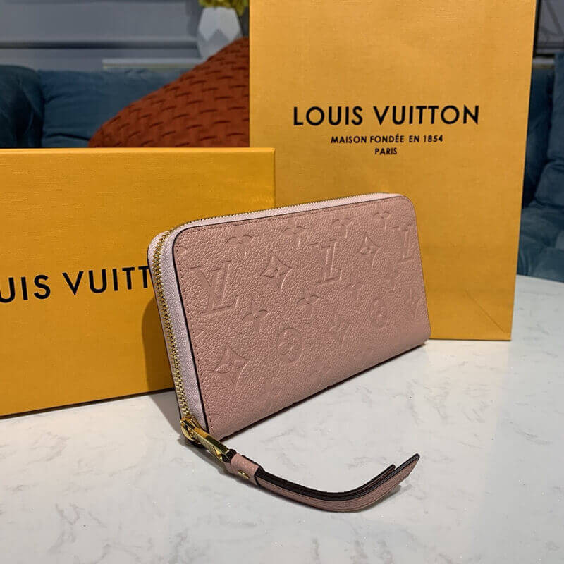 Louis Vuitton Monogram Empreinte Leather Zippy Wallet M61864