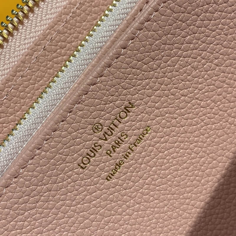 Louis Vuitton Monogram Empreinte Leather Zippy Wallet M61864