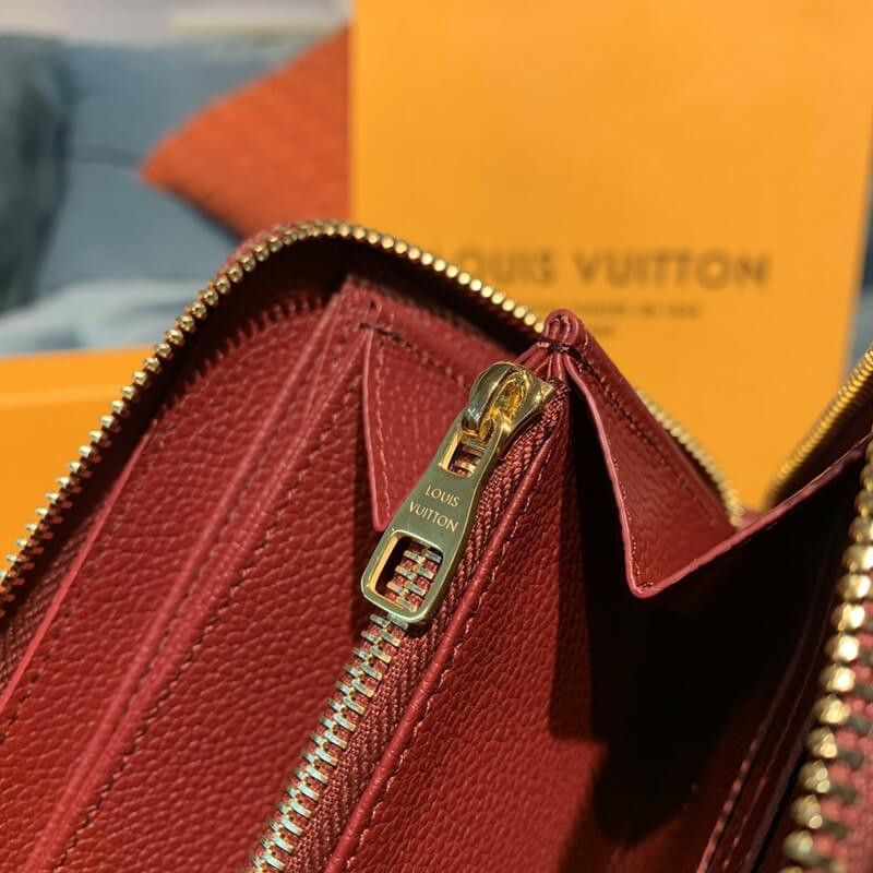 Louis Vuitton Monogram Empreinte Leather Zippy Wallet M61864