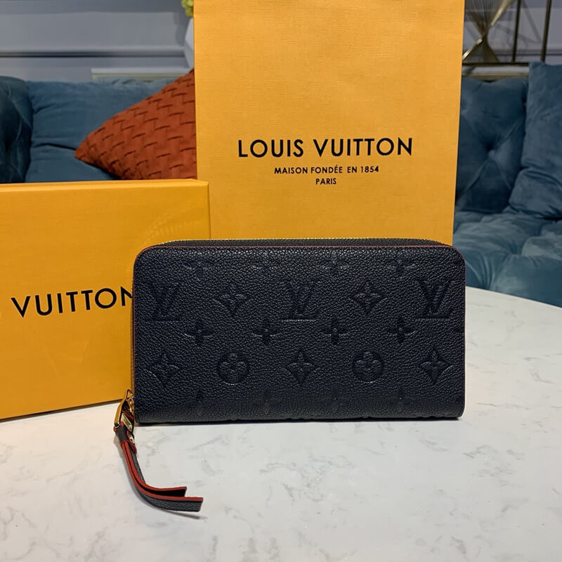 Louis Vuitton Monogram Empreinte Leather Zippy Wallet M61864