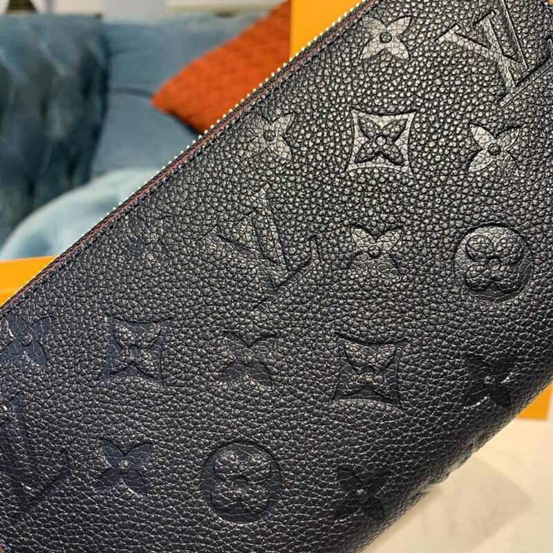 Louis Vuitton Monogram Empreinte Leather Zippy Wallet M61864