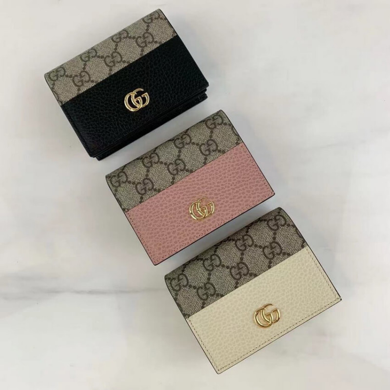 Gucci GG Marmont Card Case Wallet 658610