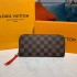Louis Vuitton Damier Ebene Clemence Wallet N60534 N41626