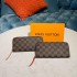 Louis Vuitton Damier Ebene Clemence Wallet N60534 N41626