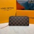 Louis Vuitton Damier Ebene Clemence Wallet N60534 N41626