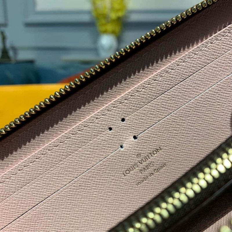 Louis Vuitton Damier Ebene Clemence Wallet N60534 N41626