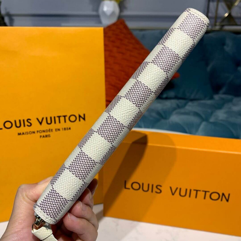 Louis Vuitton Damier Azur Clemence Wallet N61210 N61264