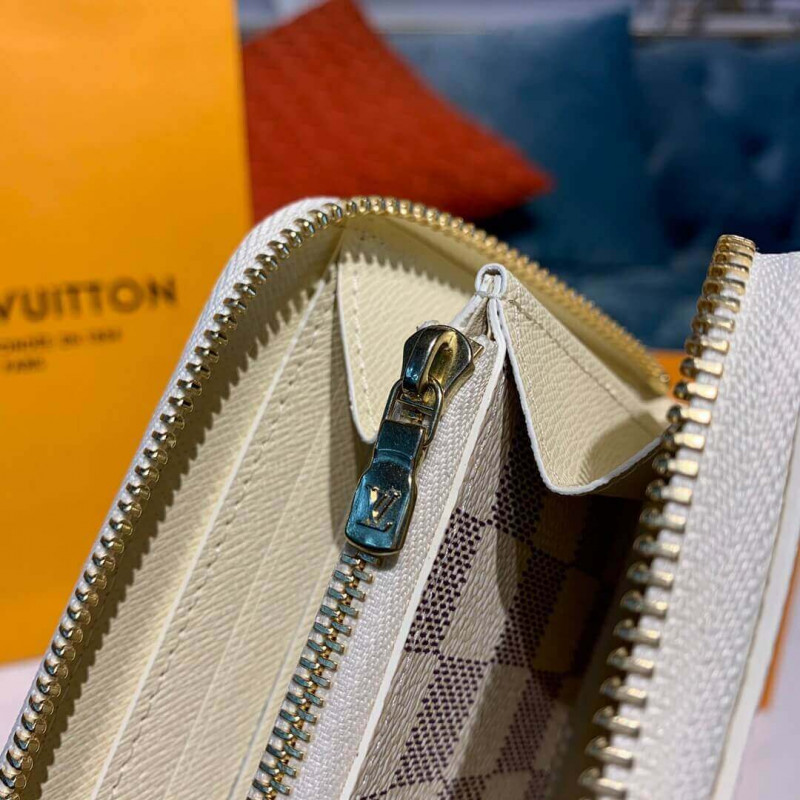 Louis Vuitton Damier Azur Clemence Wallet N61210 N61264