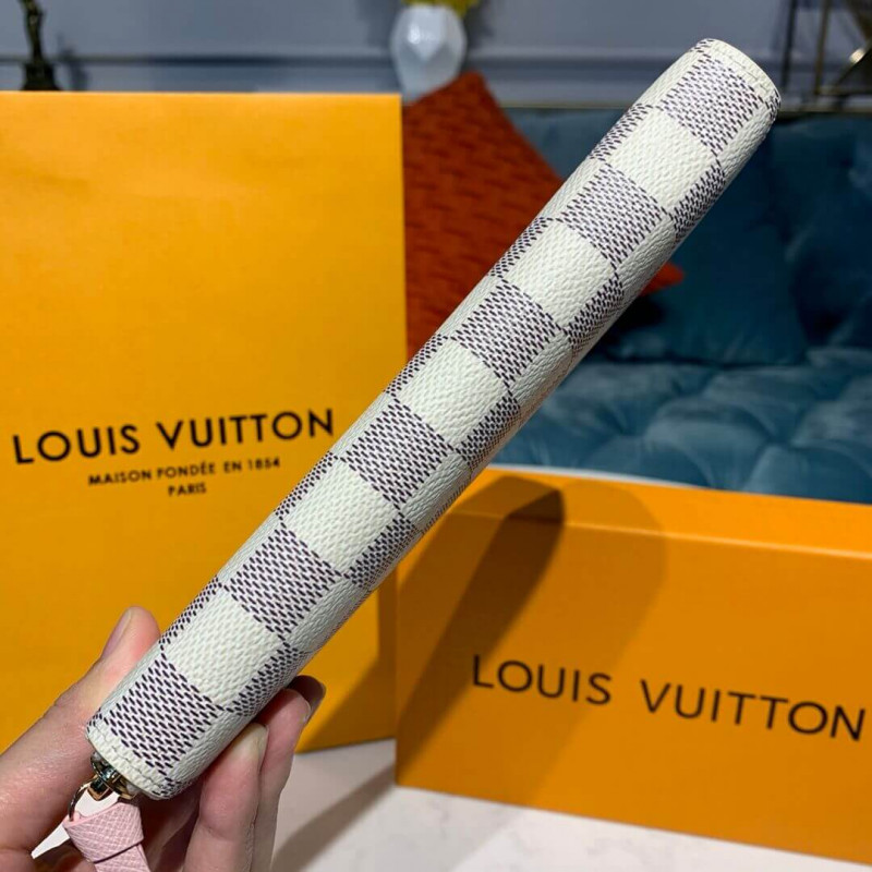 Louis Vuitton Damier Azur Clemence Wallet N61210 N61264