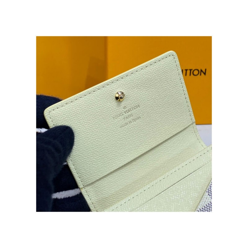 Louis Vuitton Damier Azur Enveloppe Carte De Visite