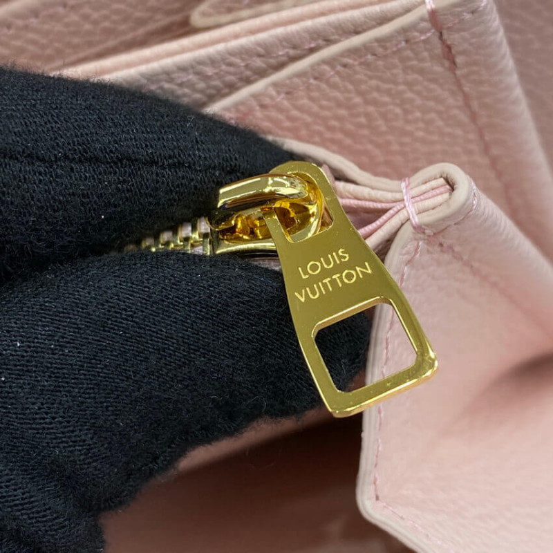 Louis Vuitton Monogram Empreinte Leather Zippy Wallet M81279 M81280