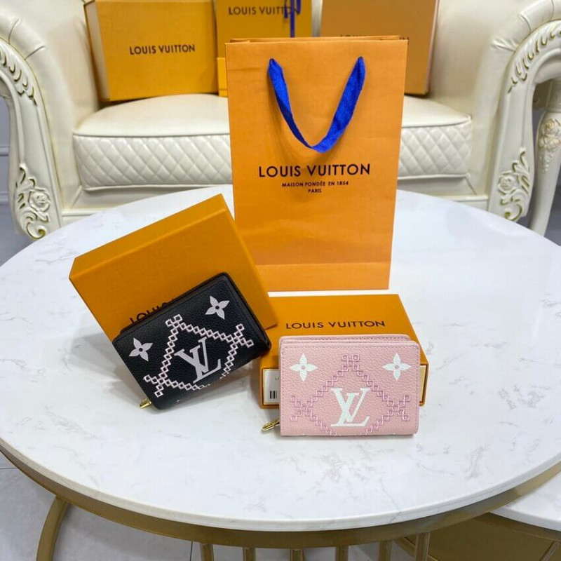 Louis Vuitton Monogram Empreinte Clea Wallet M81212 M81139