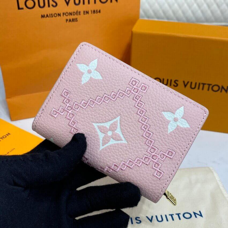 Louis Vuitton Monogram Empreinte Clea Wallet M81212 M81139