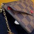Louis Vuitton Damier Ebene Card Holder Recto Verso N60405 N60406