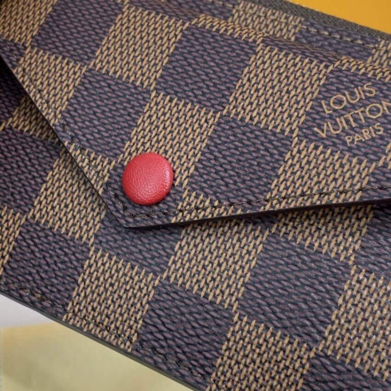 Louis Vuitton Damier Ebene Card Holder Recto Verso N60405 N60406