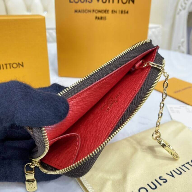 Louis Vuitton Damier Ebene Card Holder Recto Verso N60405 N60406