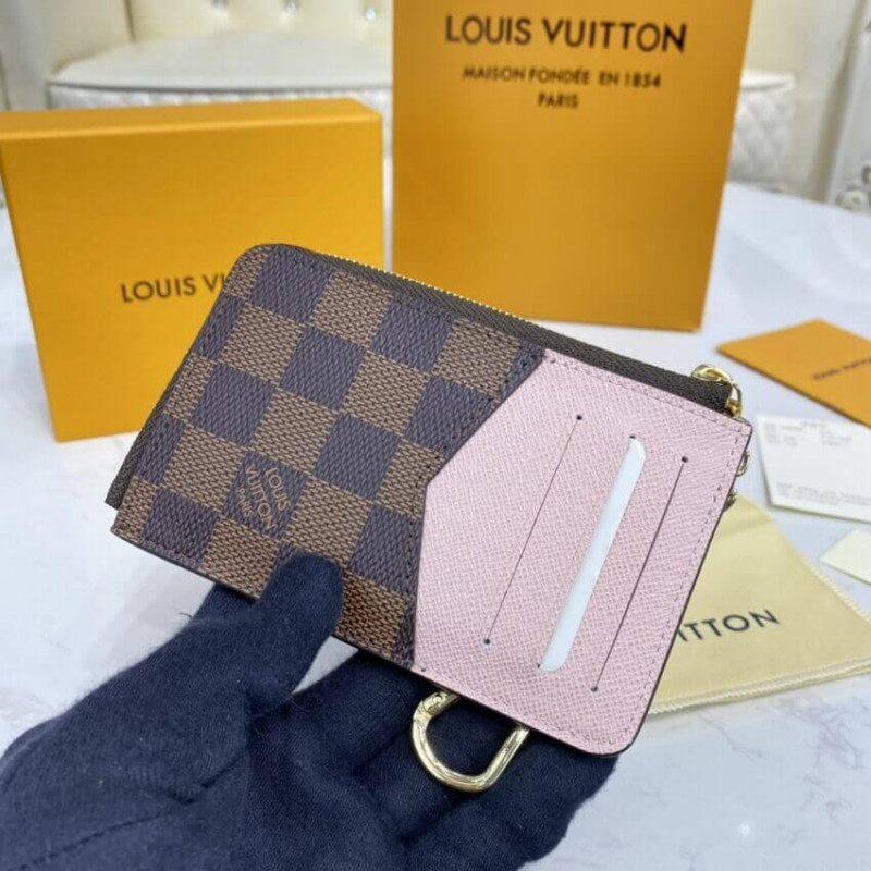 Louis Vuitton Damier Ebene Card Holder Recto Verso N60405 N60406