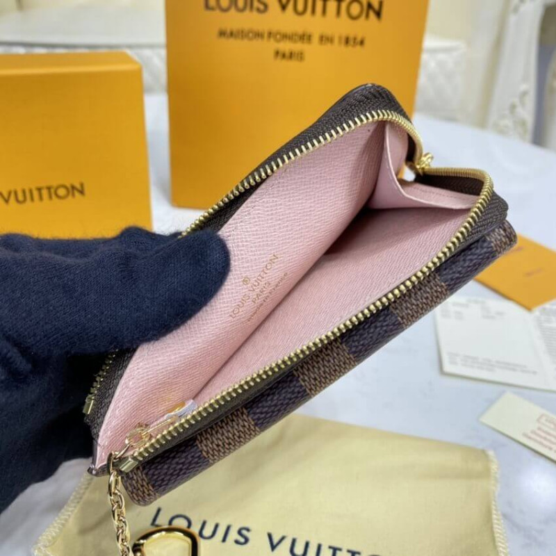 Louis Vuitton Damier Ebene Card Holder Recto Verso N60405 N60406