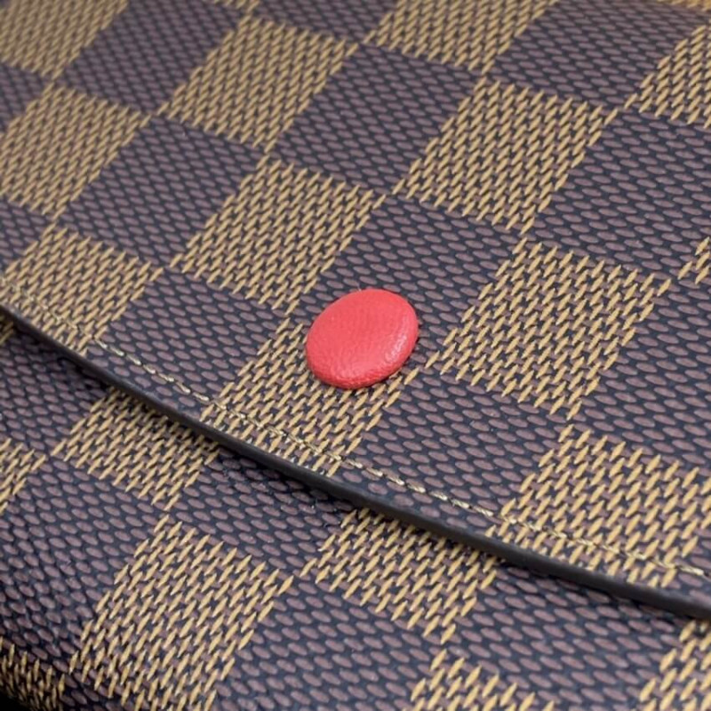 Louis Vuitton Damier Ebene Emilie Wallet N60214 N63544
