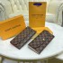 Louis Vuitton Damier Ebene Emilie Wallet N60214 N63544
