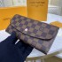 Louis Vuitton Damier Ebene Emilie Wallet N60214 N63544