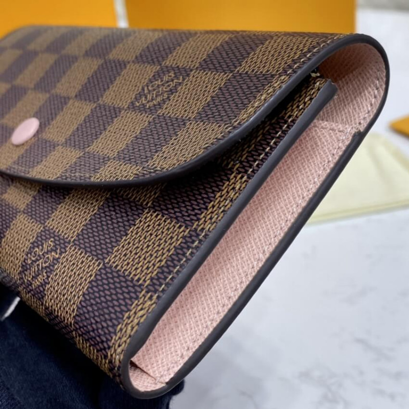 Louis Vuitton Damier Ebene Emilie Wallet N60214 N63544
