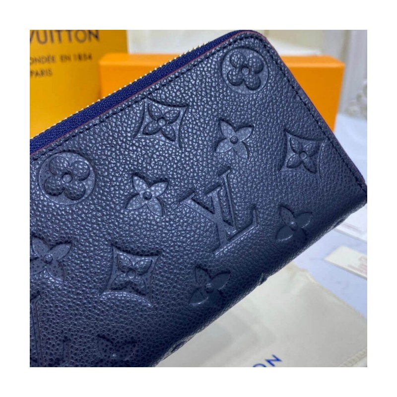 Louis Vuitton Monogram Empreinte Leather Clemence Wallet M69415