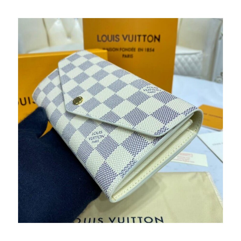 Louis Vuitton Damier Azur Sarah Wallet	N63208
