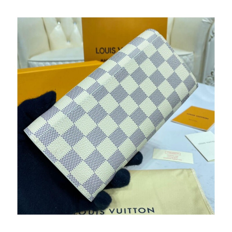 Louis Vuitton Damier Azur Sarah Wallet	N63208