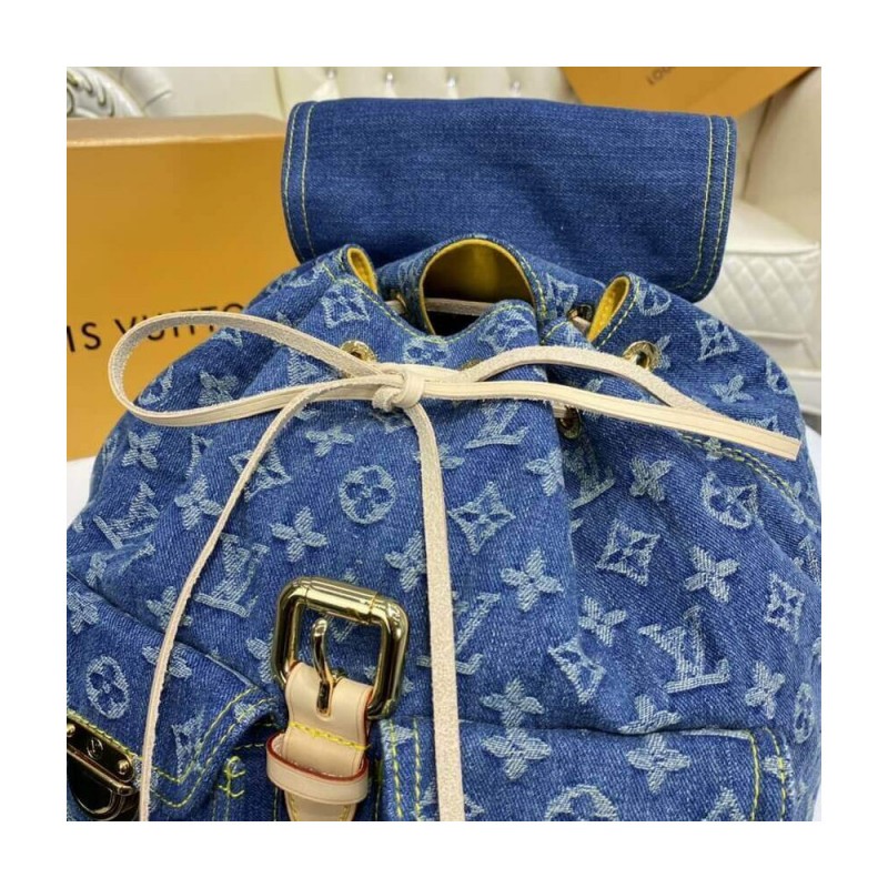 Louis Vuitton Monogram Denim Sac A Dos GM Backpack M95056