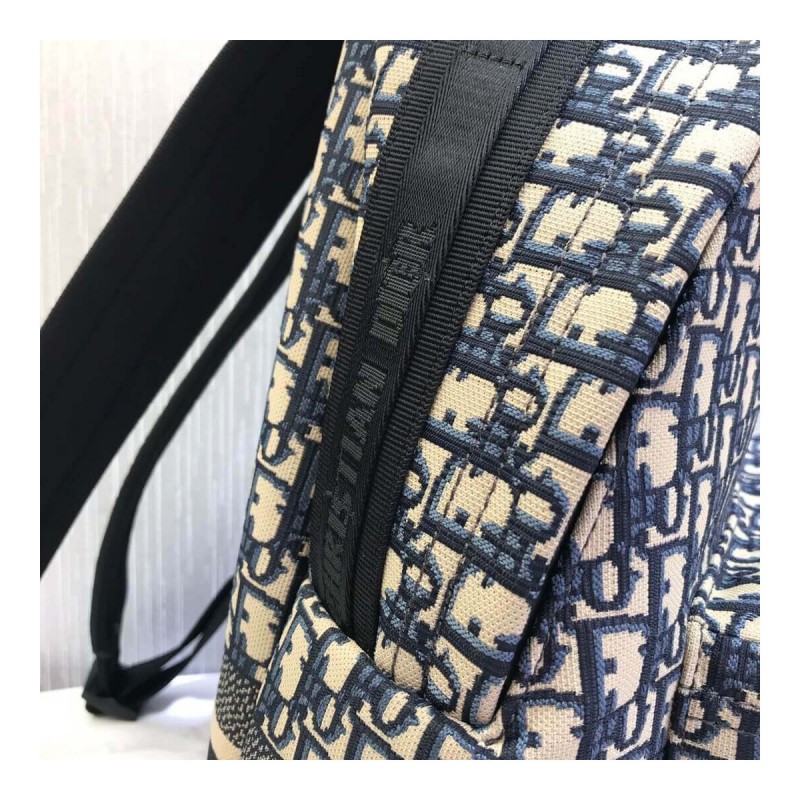 Christian Dior Oblique Jacquard Diortravel Backpack M6104
