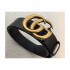 Gucci Leather Belt With Double G Brass Buckle 406831