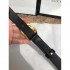 Gucci 20mm Leather Belt With Pearl Double G 453260
