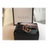 Gucci 40mm Leather Belt With Crystal Double G Buckle 513183