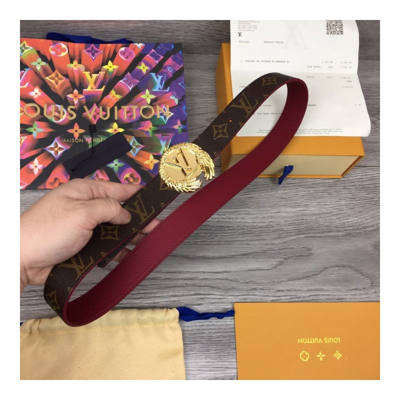 Louis Vuitton Circle 30mm Reversible Belt M0141