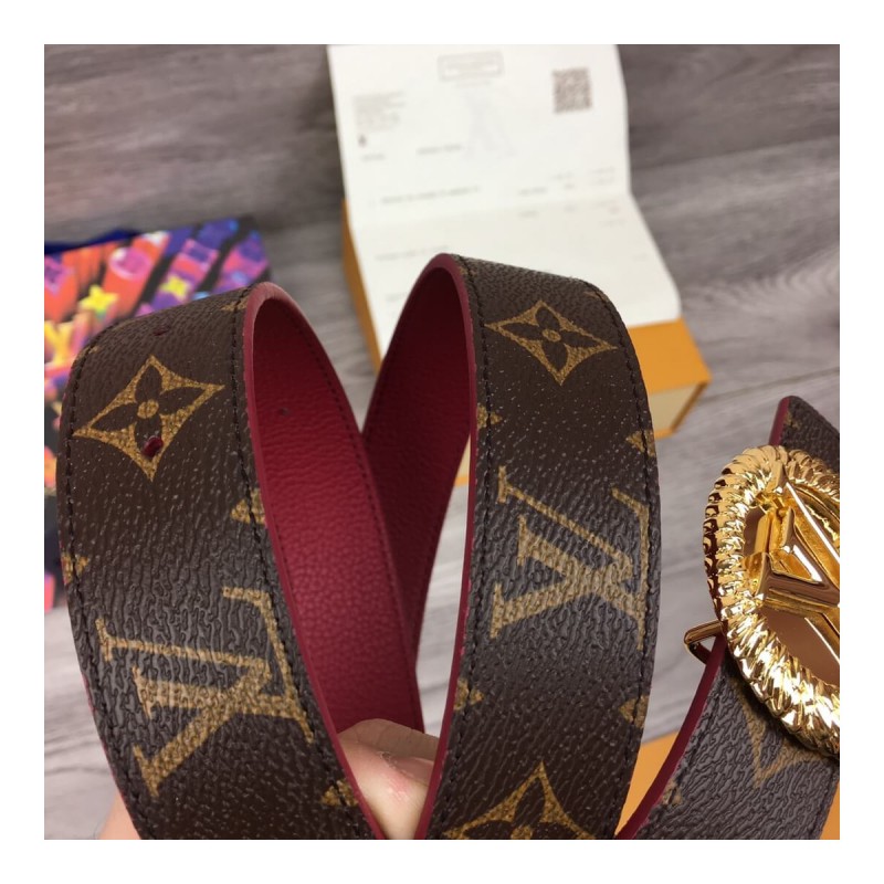 Louis Vuitton Circle 30mm Reversible Belt M0141