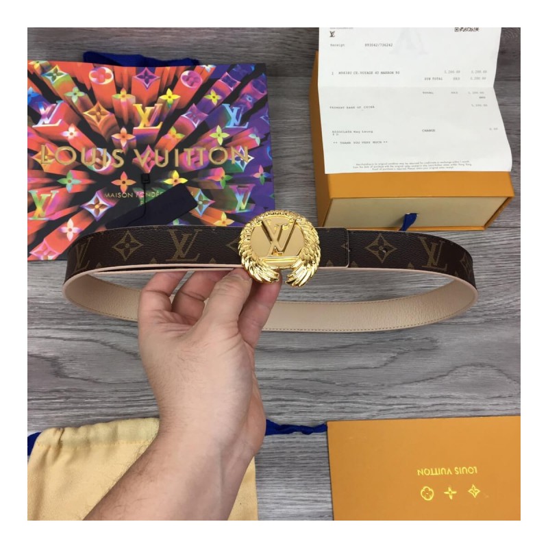 Louis Vuitton Circle 30mm Reversible Belt M0141