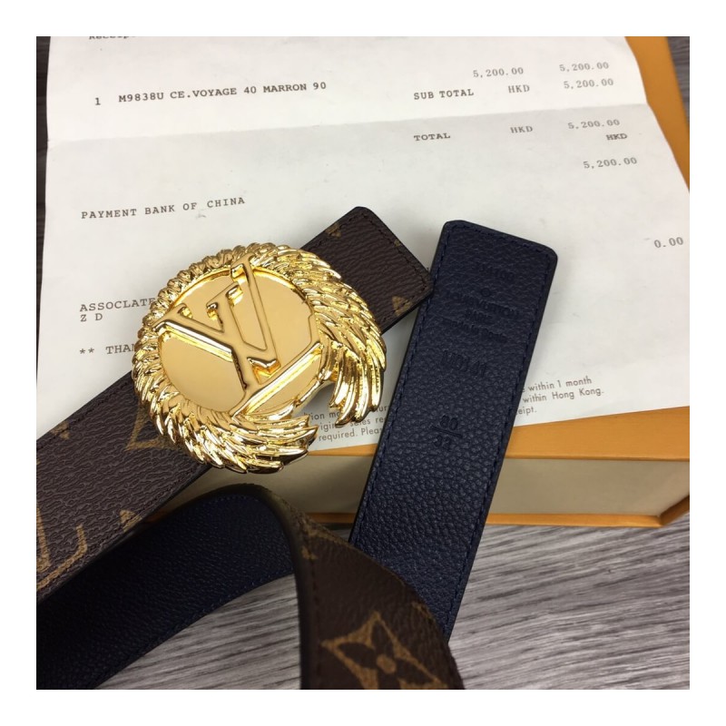 Louis Vuitton Circle 30mm Reversible Belt M0141